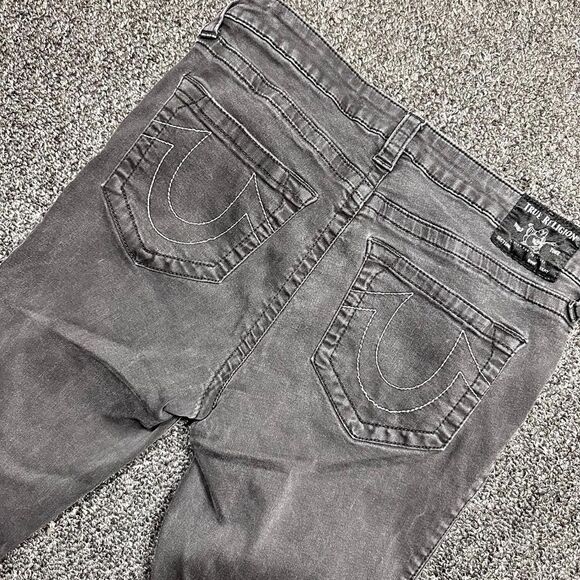 True-religion Men's Grey and Black Jeans - Picture 1 of 8